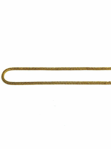 Collier Chaîne maille palmier en or jaune 18 carats 58 Facettes