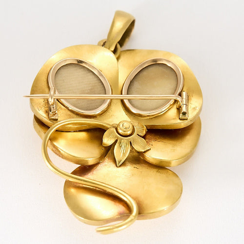 Pendentif Pendentif en Or jaune & rose 58 Facettes NAR0383