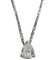 Collier Pendentif et collier diamant poire 0,75 ct en or blanc 18k 58 Facettes Q387B