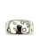 Bague 55 POMELLATO. Collection "Iconica", bague or blanc et diamants 58 Facettes