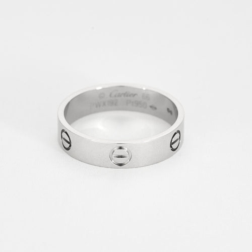 Bague 66 CARTIER - Love - Bague en platine 58 Facettes 58FC2-1