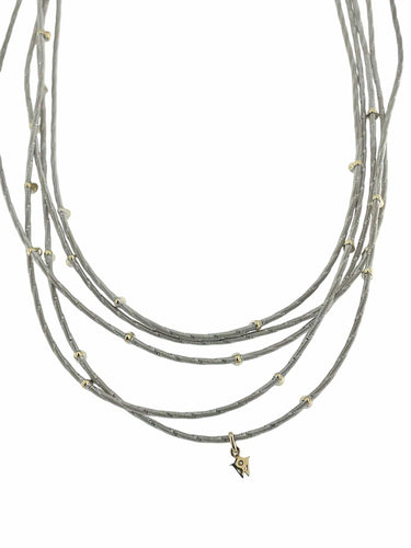 Collier Collier Wellendorff "Morgensonne" en or jaune et blanc avec diamants 58 Facettes