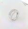 Bague 51.5 Bague Bandeau Diamants Or Blanc 58 Facettes AA 1519