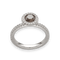 Bague 55 Solitaire De Beers Aura en platine - 1,00 ct Fancy Dark Brown + 0,36 ct F-VVS - Taille 55 - Série complète 2020 58 Facettes FB10126