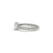 Bague 49 Solitaire accompagné Diamant 1,02 carat G VS2 58 Facettes 240187R