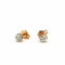 Boucles d'oreilles Puces d’oreilles anciennes or et diamants 58 Facettes