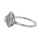 Bague 51 Bague  Marguerite Platine, Or blanc Diamant 58 Facettes 3789789CN