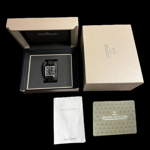 Montre Jaeger Lecoultre Montre Reverso Squadra Hometime Gmt 58 Facettes MT44231