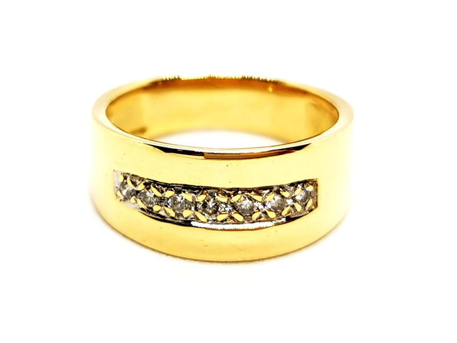 Bague 51.5 Bague Or jaune Diamant 58 Facettes 1241182CN