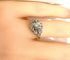 Bague 52 Bague or blanc et diamants, vers 1930 58 Facettes AB651