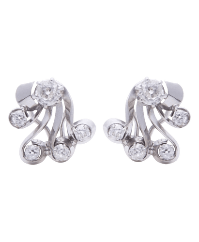 Orecchini Orecchini Belle Époque Oro bianco 18K Diamanti 58 Facettes BO210457/BELLEPOQUE