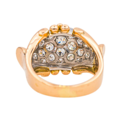 Bague 59 Bague Or rose, Platine Diamant 58 Facettes 3779437CN