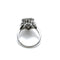 Bague 55 Bague classique vintage en or blanc, diamants style navette 58 Facettes 50383