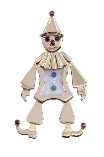 Pendentif PENDENTIF CLOWN ARTICULÉ 58 Facettes 083011