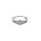 Bague 53 Bague or blanc et diamants 58 Facettes B250332