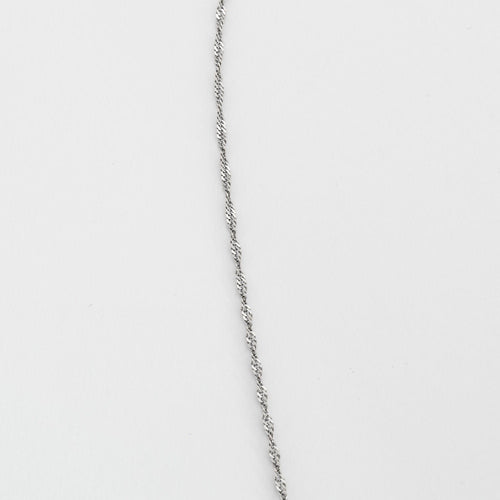 Collier Collier cœur or blanc diamants 58 Facettes