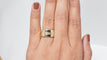 Bague 54.5 Bague en or jaune, diamants et saphirs 58 Facettes 32502