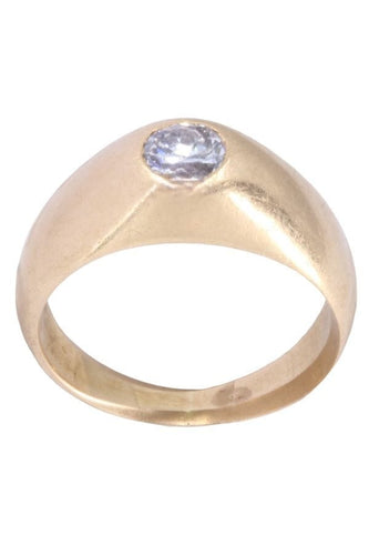 Bague BAGUE JONC ANGLAIS DIAMANT 58 Facettes 088301