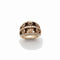 Bague 53 Bague boule "Vulcania" - diamants cognac et blancs, or rose - Epoque moderne 58 Facettes 207