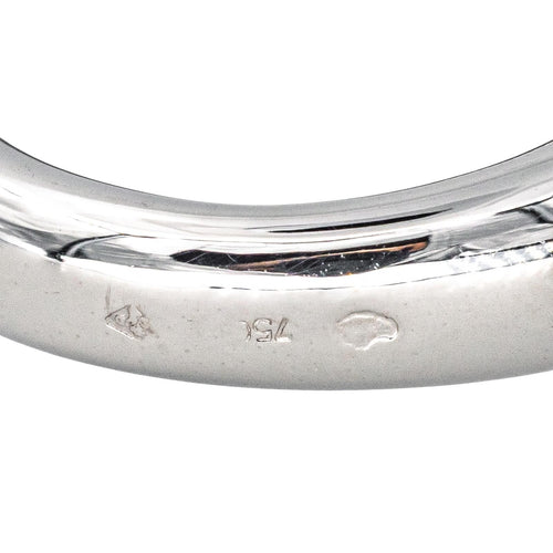 52 Fred Bague Jonc  Or blanc 58 Facettes 4445906CN