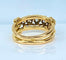 Bague 46 Bague en or jaune et 5 diamants 58 Facettes AB559
