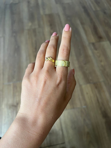 Bague 60 Bague en or et diamants 58 Facettes