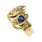 Bague 57 Trois serpents, trois joyaux : un conte d'intrigue victorienne 58 Facettes 22152-0306
