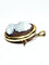 Pendentif Pendentif Broche Camée or rose, agate 58 Facettes
