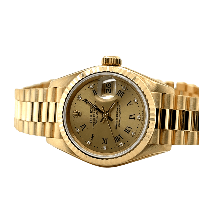 Rolex - Reloj de mujer con fecha justa - Oro amarillo