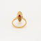 Bague 51.5 Bague marquise vintage en or 18K, diamants et rubis 58 Facettes