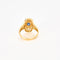 Bague Bague vintage or jaune et blancs, saphir, diamants 58 Facettes