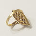 Bague 52 Bague navette or jaune et diamants anciens 58 Facettes