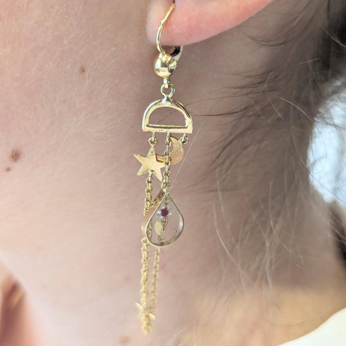 Boucles d'oreilles Boucles d'oreilles en or jaune 58 Facettes 29041