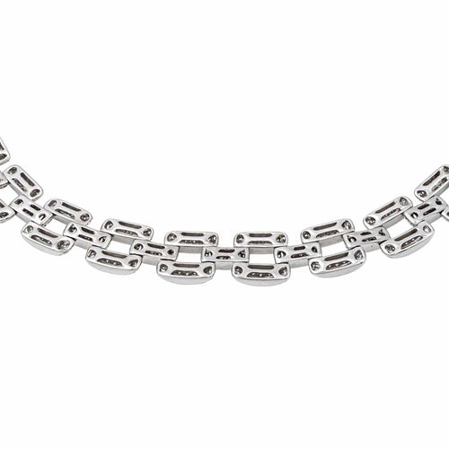 Collier Collier Or blanc Diamant 58 Facettes 3907072CN