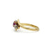 Bague 54 Bague or jaune saphir rose et diamants 58 Facettes 240267R