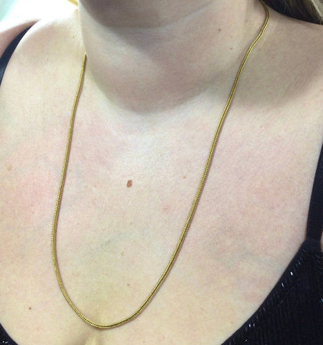 Collier Chaine Or Jaune Maille Palmier 58 Facettes 941188