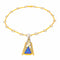 Collier Collier Or jaune, Or blanc Diamant, Opale 58 Facettes 578091CD