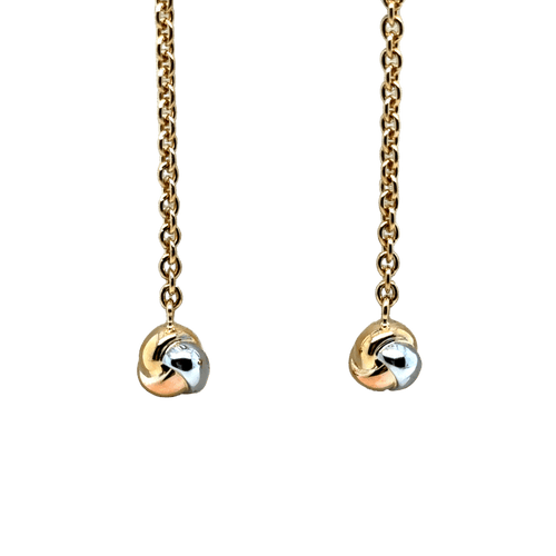 Boucles d'oreilles Cartier- Boucles d’oreilles baby Trinity - 3 ors 58 Facettes 1.0000162/2