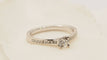 Bague 52 Bague solitaire en or blanc et diamant 58 Facettes 29611/29444