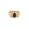 Bague 51,5 Bague or jaune, saphir et diamants 58 Facettes ROM1090