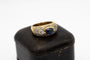 Bague 53 Bague ancienne en or jaune avec saphir et diamants, Pays-Bas. 58 Facettes 10019