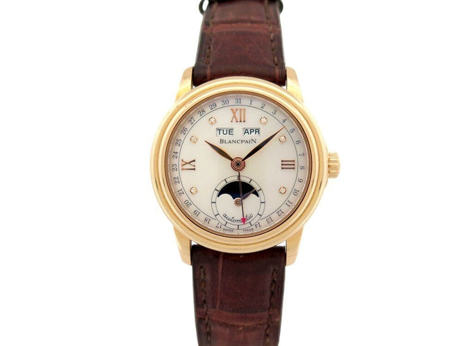 Montre montre BLANCPAIN leman moonphase 2360-3691a 33mm automatique or 18k 58 Facettes 267460