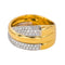 Bague 55 Bague  Bandeau  Or jaune Diamant 58 Facettes 3655469CN