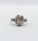Bague 52 Bague marguerite art deco or blanc 18k et 1,02 carats diamant taille ancienne (circa 1940) 58 Facettes A05086