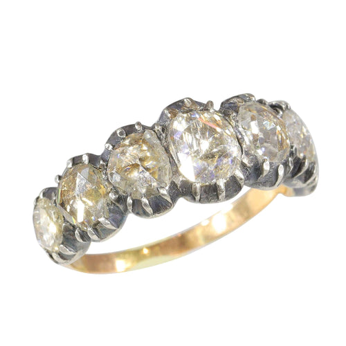 Bague 52 Bague en diamant géorgienne : un murmure du passé 58 Facettes 21272-0590