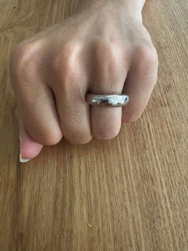 Bague 52 Chaumet – Bague jonc en or gris 58 Facettes