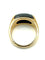 Bague 55 BVLGARI. Collection "Tronchetto", bague en or jaune et hématite 58 Facettes
