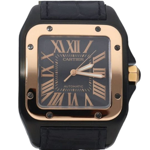 Montre Cartier Montre Santos 100 Xl Pvd 58 Facettes MT42324