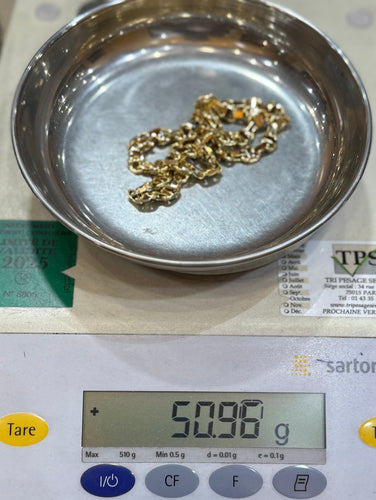 18 ayar sarı altın kolye Chaumet 