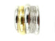Bague 54 POMELLATO. Collection "Tubolare", bague 2 ors 18K et diamants 58 Facettes